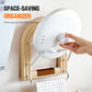 Drill-Free Wall-Mounted Pot Lid Organizer