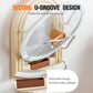 Drill-Free Wall-Mounted Pot Lid Organizer