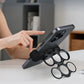 Dual-Ring Three-Finger Back Clip Holder