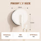 📢📢Buy 1 get 1 free !! ⏰Seamless and flexible✨ Pull to hang—no drilling required!🎈 Super-strong suction cup hooks—use them anywhere!