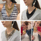 🏆 Hot sale 50% OFF✨ Sparkling Beaded Silk Scarf Shaped Necklace Earrings Set