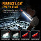 📢📢50% OFF !! ⏰3000LM LED Work Light – Magnetic + hook, 5200mAh battery, 360° rotation. Type‑C fast charge. Bright as day anywhere! 🔋✨