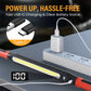 📢📢50% OFF !! ⏰3000LM LED Work Light – Magnetic + hook, 5200mAh battery, 360° rotation. Type‑C fast charge. Bright as day anywhere! 🔋✨