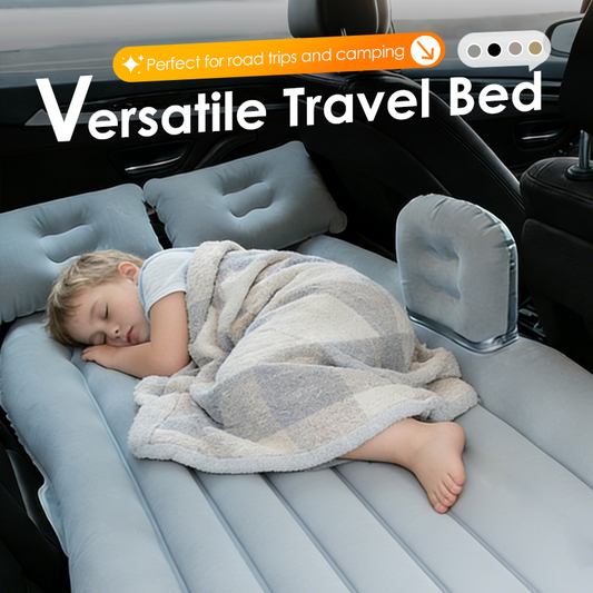 📢📢50% OFF!!⏰Inflatable Car Air Mattress Travel Bed