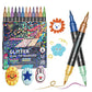 💖24 Colors Dual-Tip Glitter Marker Set