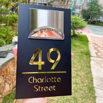 🔥Hot Sale 50% OFF🏠Solar-Powered Address Number Sign