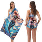 🥳2026 HOT SALE🥳💞50K+ SOLD!🏖️2-in-1 Printed Beach Towel Backpack