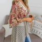 🌸Spring Sale 49% OFF🌸Women's Floral Kimono Ruffle Sleeve Tie Cardigans Flowy Boho Loose Cover Ups