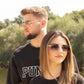 Trendy Retro Rimless UV Protection Sunglasses