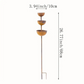 🐦Free Shipping☔️3-Tier Rustic Metal Bird Feeder & Drinker Stake