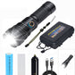 🔦 LIMITED-TIME 50% OFF! ✨ Super Bright Rechargeable Flashlight – 25W, Waterproof, Zoom, 7 Styles ⚡
