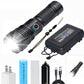 🔦 LIMITED-TIME 50% OFF! ✨ Super Bright Rechargeable Flashlight – 25W, Waterproof, Zoom, 7 Styles ⚡