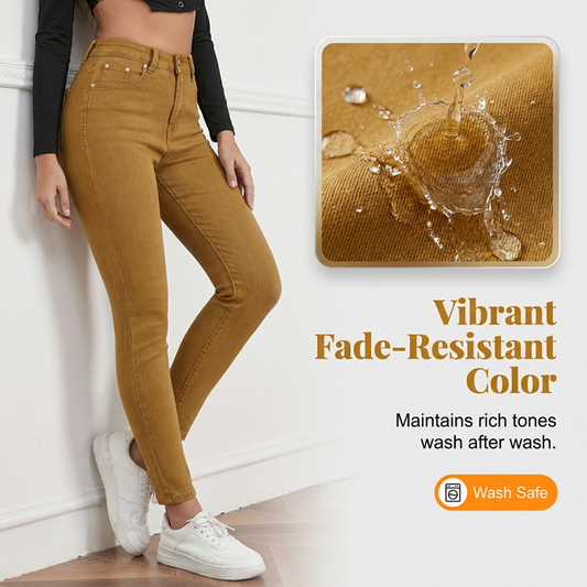 🌸High-Waisted Tummy Control Stretch Skinny Jeans 👖✨ – 4‑Way Stretch, Flattering Lift, No Knee Bagging – Sizes S-2XL, 4 Colours