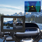 ⏰🔥LIMITED TIME 50% OFF! 📹🏍️ Motorcycle Dash Cam Front & Rear – IPX6 Waterproof, Wireless CarPlay & Android Auto, 5"/7" IPS Screen ✨💧
