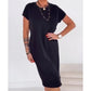 🌺Summer Hot Sale 50% OFF💐Women's Loose Midi Dress – Soft & Breathable, Side Pockets, Relaxed Fit, S–5XL – Machine Washable, Wrinkle Resistant – Versatile Everyday Wear