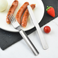 ⏰Only 3 days left – grab it before it's gone! ✨🍴 4-in-1 Portable Cutlery Set – Stainless Steel Fork, Spoon, Knife + Bottle Opener – Nesting Compact Design + Oxford Pouch – Perfect for Travel, Camping & Lunch on the Go 🎒🏕️