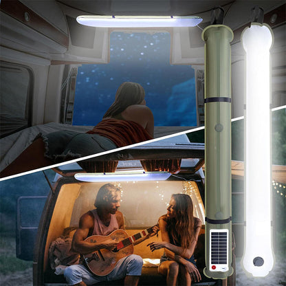 🏕️ Inflatable Camping Lantern Tube – IP66 Waterproof, Solar & USB Rechargeable, Magnetic Hanging, Lightweight 125g – Perfect for Tent, Car, Emergency (Long/Short Size)