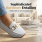 👡 Women’s Mesh Loafers with Arch Support – Breathable Slip-On Shoes with Metal Buckle, Anti-Slip Sole – Perfect for Walking, Work & Casual Wear (4 Colours, Sizes 36–43)