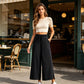 🥳2026 HOT SALE🥳💞20K+ SOLD!👖Women's Casual Wide-Leg Crop Pants – Breathable Soft Fabric, Deep Pockets, Elastic Drawstring Waist – Flattering Relaxed Fit for Daily Wear (S-2XL, 5 Colors)