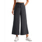 🥳2026 HOT SALE🥳💞20K+ SOLD!👖Women's Casual Wide-Leg Crop Pants – Breathable Soft Fabric, Deep Pockets, Elastic Drawstring Waist – Flattering Relaxed Fit for Daily Wear (S-2XL, 5 Colors)