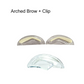 ✨ Eyebrow Stamp Kit – Instant Perfect Symmetry, 3 Signature Shapes (Straight/Arched/Willow), Press & Go – Beginner Friendly, Time‑Saving Makeup Tool (1 or 2 Pack)