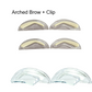 ✨ Eyebrow Stamp Kit – Instant Perfect Symmetry, 3 Signature Shapes (Straight/Arched/Willow), Press & Go – Beginner Friendly, Time‑Saving Makeup Tool (1 or 2 Pack)