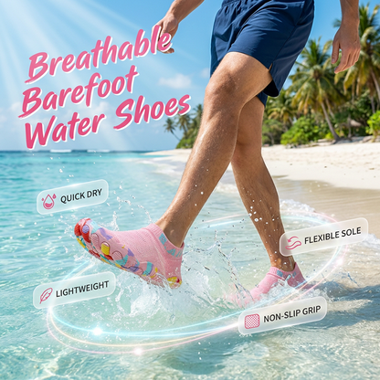 👣New Arrival 50% OFF！！🌊 Lightweight Water Shoes – Fast-Drying Aqua Socks for Surf, Swim, or Fitness. Anti-Slip Sole, Breathable Mesh. Great for Yoga, Running, or Beach Walks. 🏄‍♂️🏃‍♀️