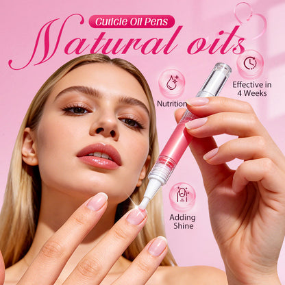 🥳2026 HOT SALE🥳💞30K+ SOLD!💅 Cuticle Oil Pen – Natural Jojoba & Almond Oil, Deep Moisturizing, Nail Strengthening, Fast Absorbing – Portable Twist Pen for On‑the‑Go Nail Care (8 Scents)