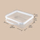 🔥50% Rabatt！❄️📦 Hard Shell Transparent Storage Bags – PET Crystal Clear, Waterproof, Stackable, Multi Sizes – Perfect for Travel, Cosmetics, Toys & Home Organization (Pink/White/Black)