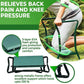 🌿🎁 Sit & Kneel Folding Gardening Stool – 2-in-1 Portable Garden Seat & Kneeler with Tool Bag, Best Gift for Dad 🧑‍🌾