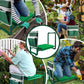 🌿🎁 Sit & Kneel Folding Gardening Stool – 2-in-1 Portable Garden Seat & Kneeler with Tool Bag, Best Gift for Dad 🧑‍🌾
