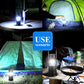 🎁 3-in-1 Solar Camping Lantern – Retractable, 2 Light Modes (White & Flickering Flame), Flashlight, USB+Solar Charging – Ultra Portable for Hiking, Tent, Emergency (360g)