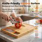 Bamboo Prep Station with Built‑in Graters & Storage Drawers – 4‑in‑1 Chopping Board with Slide‑Out Containers – Knife‑Friendly, Space‑Saving Kitchen Organiser – Hand Wash