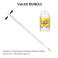 🔧 Stainless Steel Pressure Washer Extension Wand – Laser Drilled Nozzles, 20/40cm, Bent Attachment for Car, Appliance & Pipe Deep Cleaning 🚗🧹