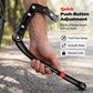 Adjustable Aluminium Alloy Bike Kickstand – Universal Fit for 24″–29″ Wheels, No-Drill Clamp Mount, Anti-Scratch, Quick Install