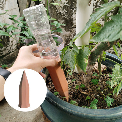 🌱4-Pack Ceramic Plant Watering Spikes – Automatic Drip Irrigation, 5-7 Day Slow Release, Terracotta Self-Watering System for Indoor & Outdoor Plants