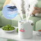 💨🏠2L Quiet USB Humidifier – Portable Desktop Mist Maker, 280ml/h Fine Spray, 35dB Silent, Cute Sausage Mouth Design for Bedroom, Office & Nursery