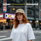 Short Brim Packable Cap – 5-Panel Urban Hat, Lightweight Crinkle Fabric, Foldable & Soft Top, Casual Streetwear Unisex