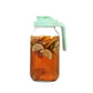Cold Brew Coffee Maker – 32oz / 64oz Glass Pitcher, Ultra-Fine Stainless Steel Filter, Leak-Proof Flip Lid, Measurement Markings & Cleaning Brush, Perfect for Smooth Homemade Iced Coffee