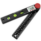 📐4-in-1 Digital Angle Finder – Protractor, Ruler & Spirit Level, 0.05° Accuracy, 0-360° Range, Locking Knob, ABS Engineering Plastic – Perfect for Woodworking, Construction & DIY
