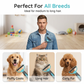 Dual-Sided Dog & Cat Dematting Rake – Deshedding Tool with Rounded Teeth, Anti-Slip Handle, Gentle Undercoat Removal for Long & Heavy Coats, 2 Sizes