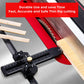 Thin Rip Table Saw Jig 📏 – Micro-Adjustable, Anti-Kickback Roller, 6061 Aluminium, Fits 3/8" & 3/4" Miter Slots, Precision to 1/32"