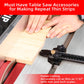 Thin Rip Table Saw Jig 📏 – Micro-Adjustable, Anti-Kickback Roller, 6061 Aluminium, Fits 3/8" & 3/4" Miter Slots, Precision to 1/32"