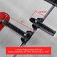Thin Rip Table Saw Jig 📏 – Micro-Adjustable, Anti-Kickback Roller, 6061 Aluminium, Fits 3/8" & 3/4" Miter Slots, Precision to 1/32"