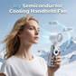 💨Last Day Sale 50% OFF！！🔥Semiconductor Cooling Handheld Fan ❄️ – Foldable, Digital Display, 6-8H Battery, Turbo Airflow, Cyberpunk Mini Pocket Fan