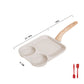 💥Up to 50% off ！3-in-1 Non-Stick Breakfast Pan 🍳 – Titanium Coating, Deep Cooking Zones, Cook Eggs, Bacon & Pancakes Simultaneously, Includes Spatula & Brush
