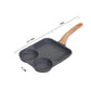 💥Up to 50% off ！3-in-1 Non-Stick Breakfast Pan 🍳 – Titanium Coating, Deep Cooking Zones, Cook Eggs, Bacon & Pancakes Simultaneously, Includes Spatula & Brush