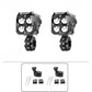 Dual-Color LED Auxiliary Light 💡 – 3000K Yellow Fog Beam & 6000K White High Beam, Quad Lens, A+ Waterproof, 6063 Aluminium, 12-60V for Motorcycle & Truck