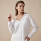 🔥While Supplies Last 50% OFF!🎉 Off-Shoulder Button-Up Top 👚✨ – Crinkle Texture, Relaxed Fit, 5 Colours, S-XL