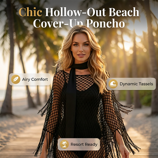 JCUK Summer Metallic Crochet Cover-Up – Lightweight, Flowy & Effortlessly Stylish summer outfit